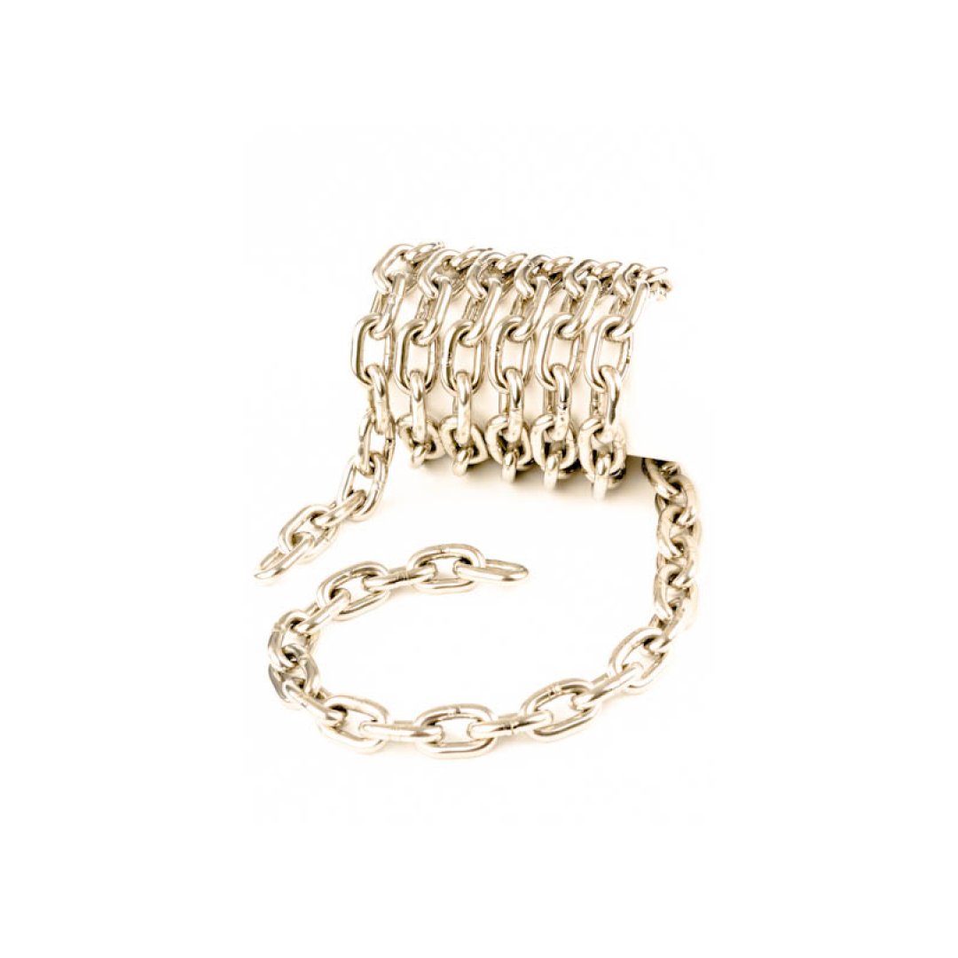 Eindloze ketting per meter roestvrij staal V4A Ø 6 mm