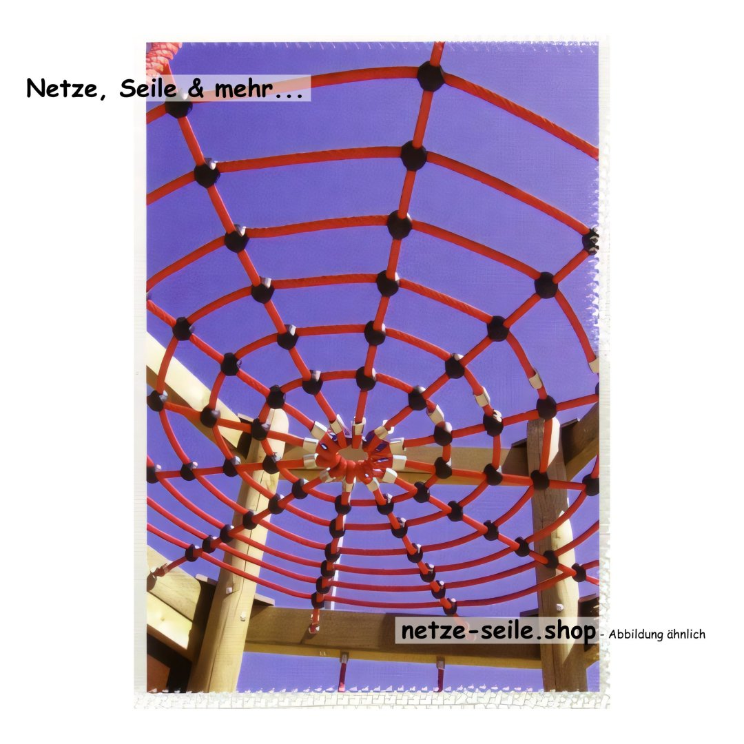 Climbing net made of Ø 16 mm Hercules rope, # 300 mm mesh size with ball knot