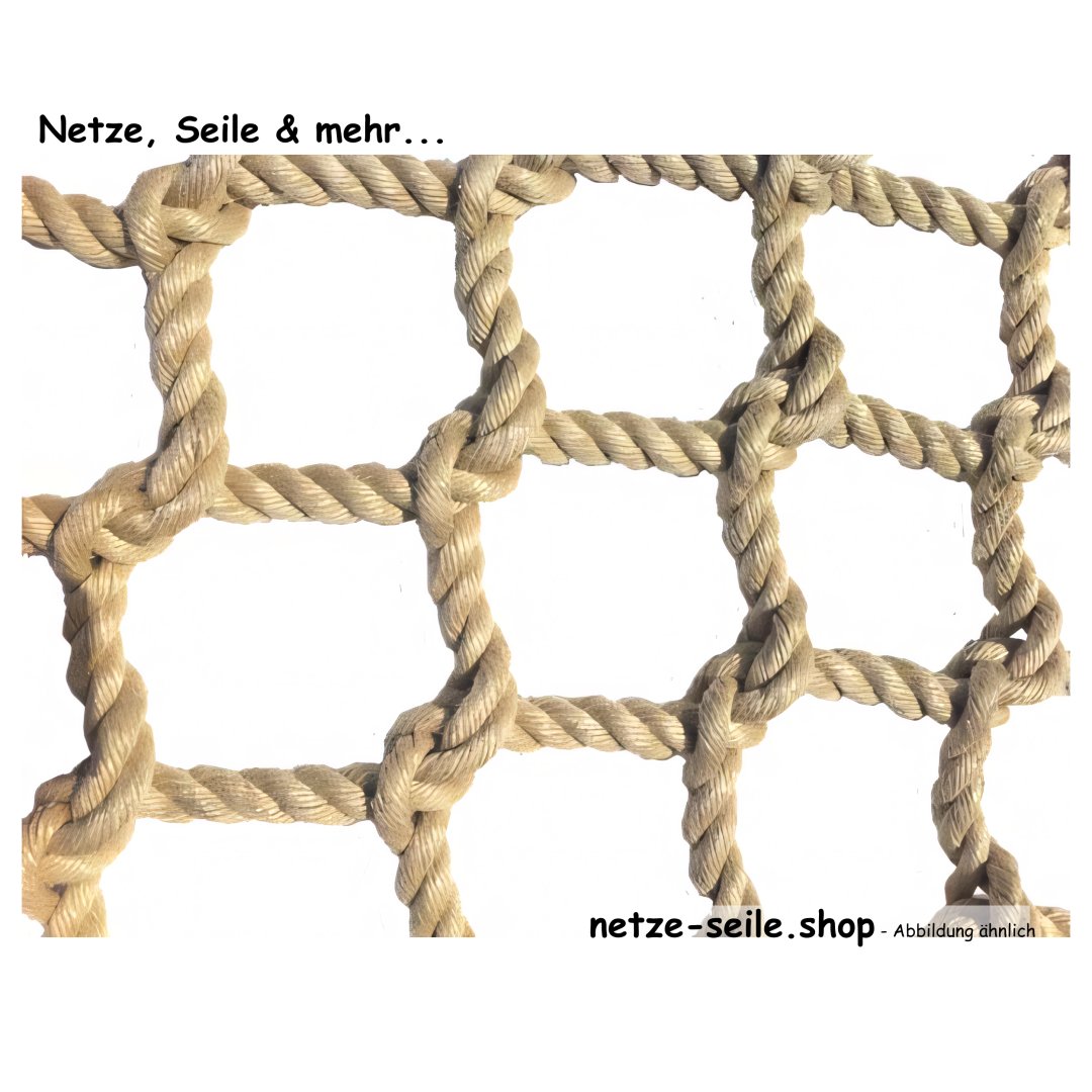 Climbing net made of Ø 16 mm PP spun fibre rope, #...