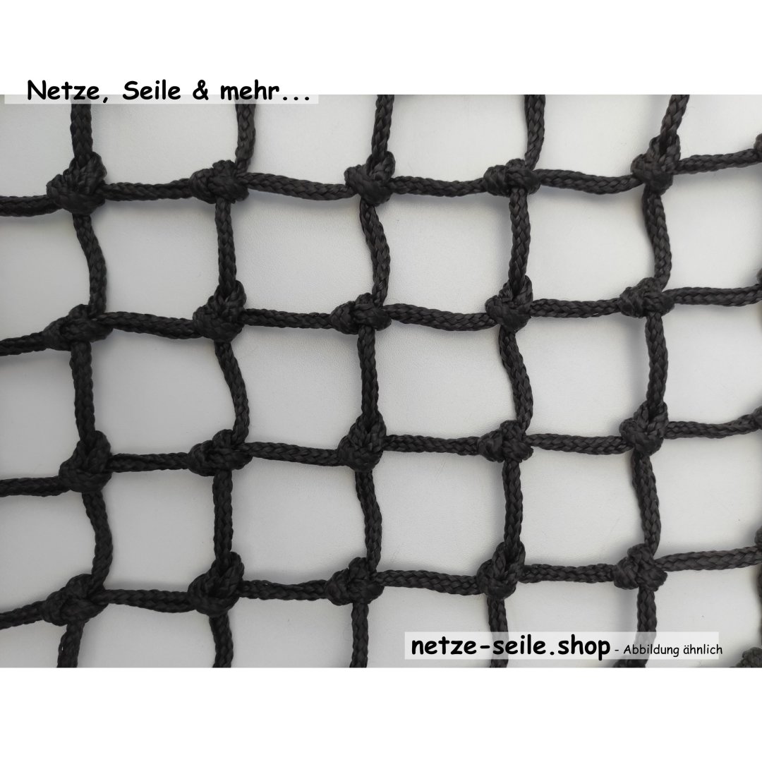 Lying net Reading net PP net -- knotted-- # 45 mm mesh size Ø 5 mm yarn thickness, colour black