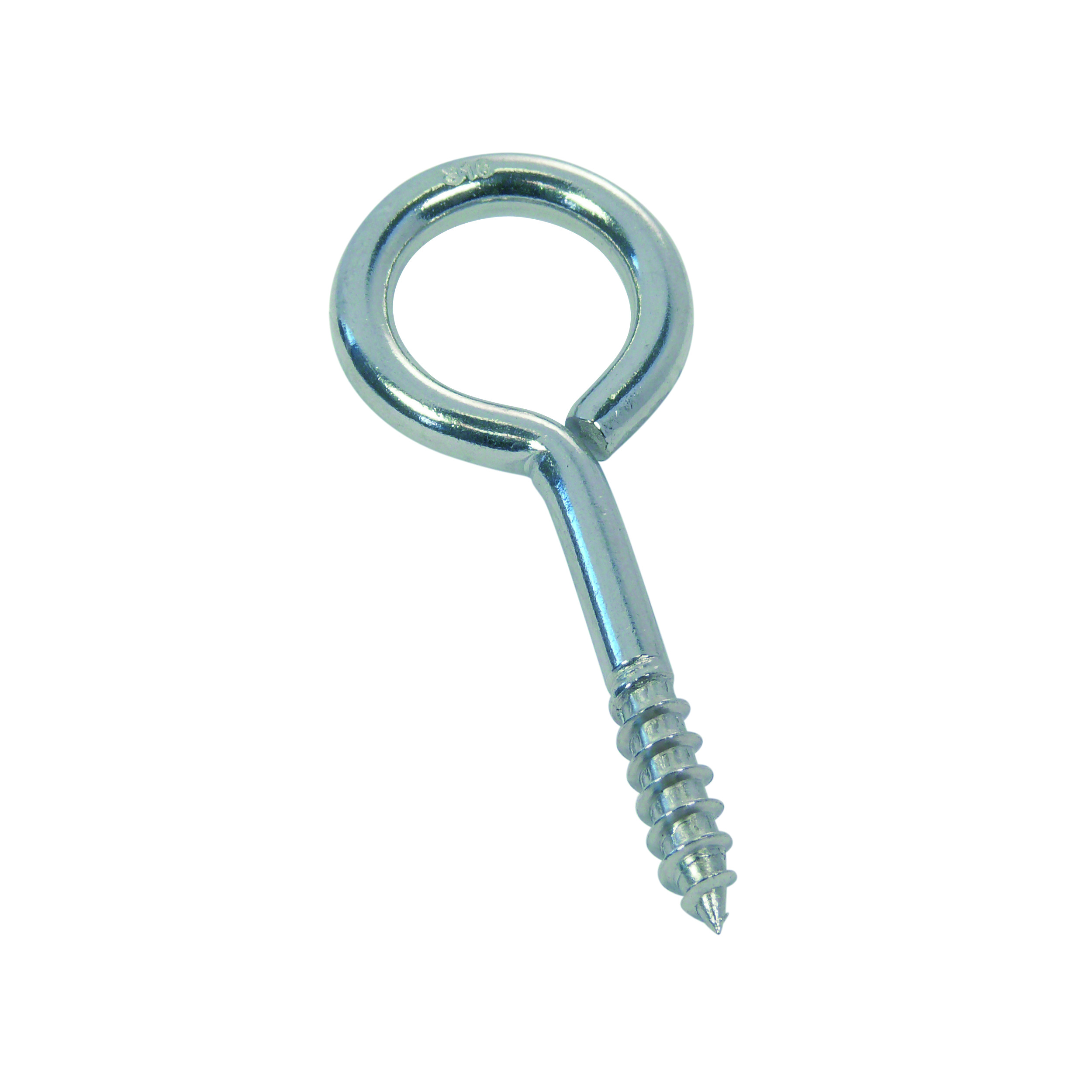 10 STCK / PCS. Screw eye with wood thread A4 3.3x16mm,...