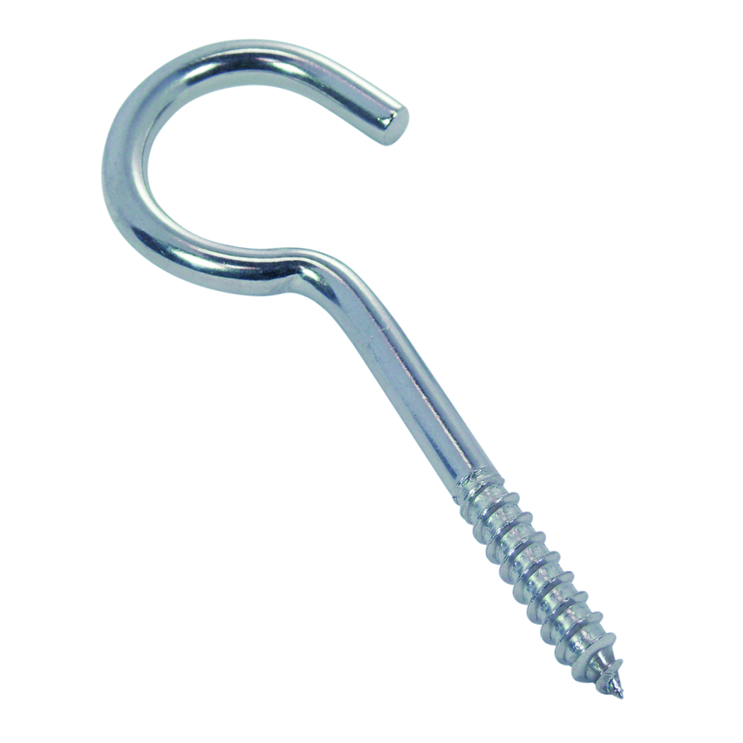20 STCK / PCS. Screw hook with wood thread A4  5.2x80mm