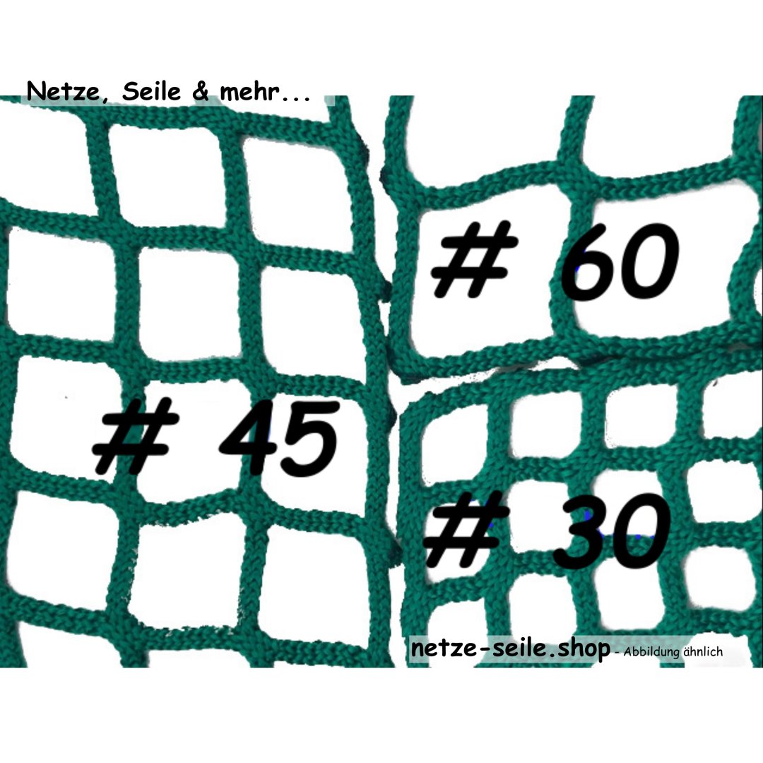 PP net knooploos # 60 mm maaswijdte Ø 5 mm garen dikte