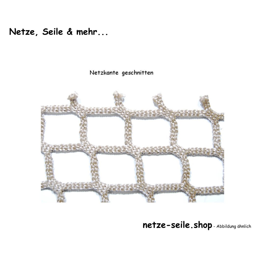 Filet plat en PP sans nœuds # 40 mm douverture de maille Ø 4 mm dépaisseur de fil