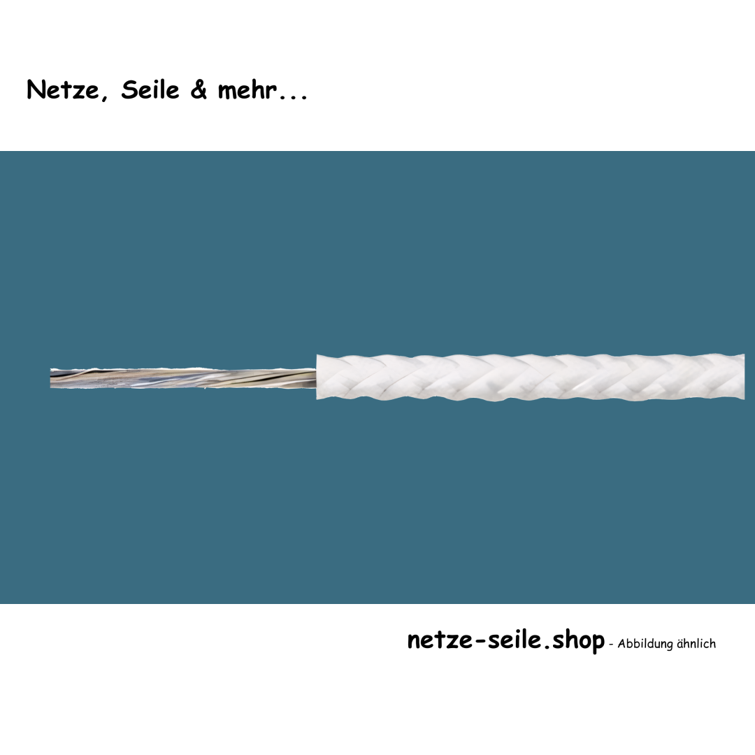 Nylonseil geflochten mit Kern Ø 8mm, Länge 100m