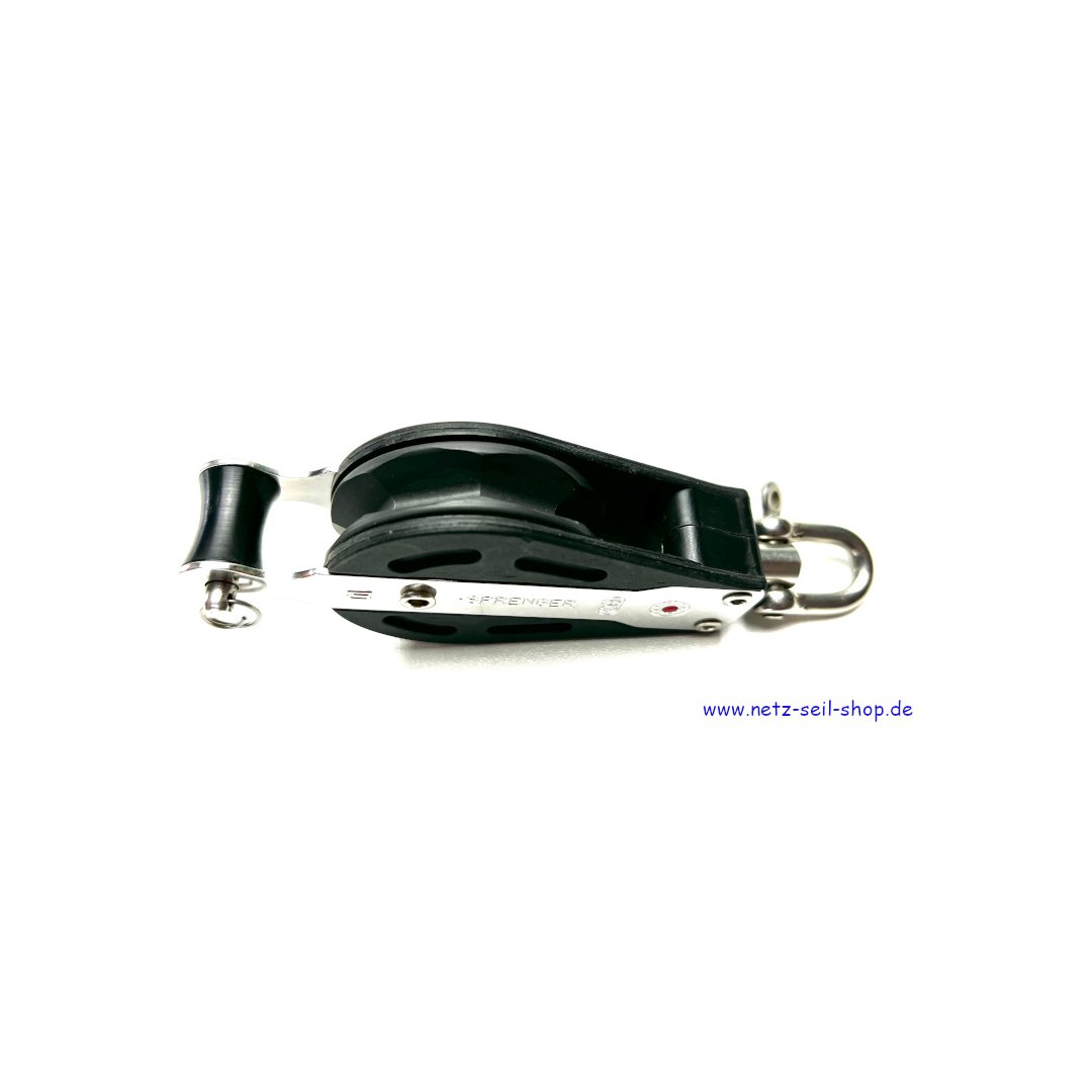 RATSCHBLOCK, 1 ROLLE, 6-10 MM MIT HUNDSFOTT DEMONTIERBAR