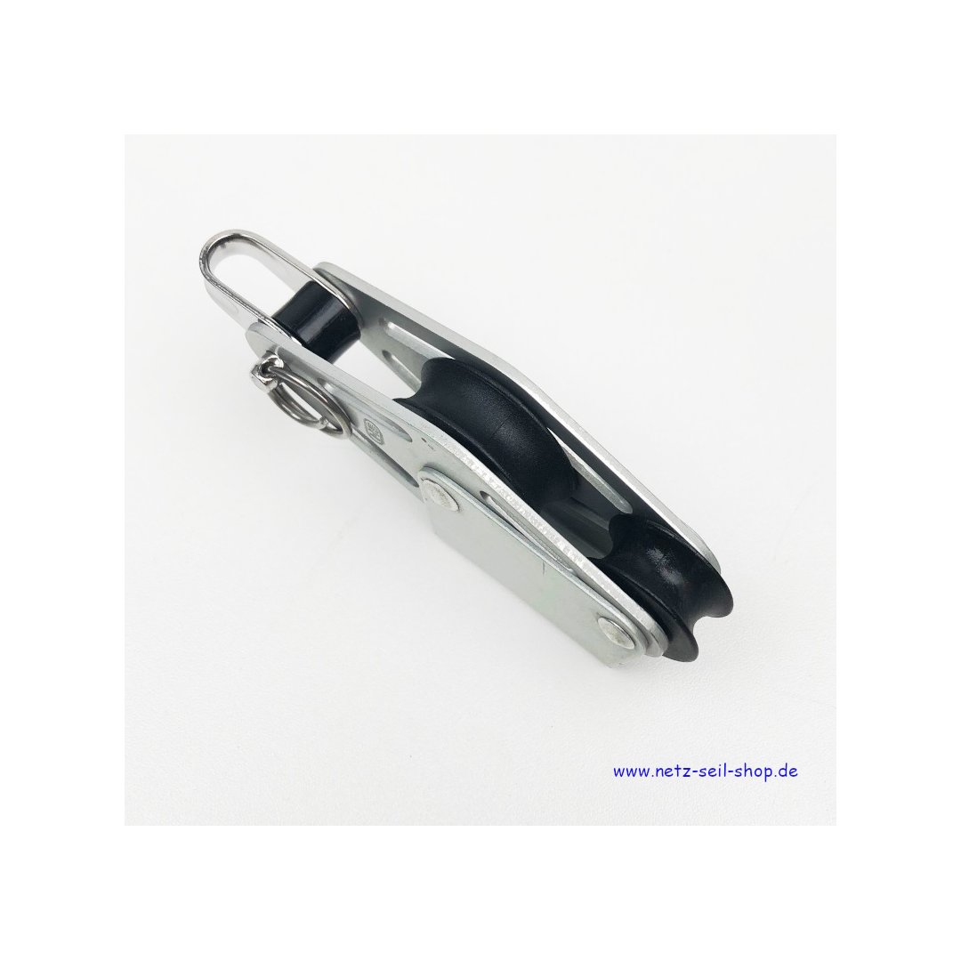 NIEDERHOLBLOCK 6-8 MM, KLEINER BÜGEL, ALUGEHÄUSE