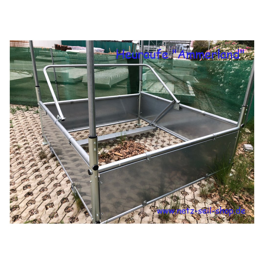 Hay rack "Ammerland" complete set with pat. net hoop without hay net