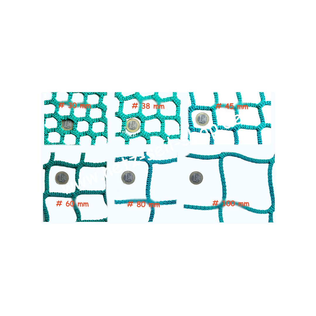 Hooinet voor ronde balen, diameter 150 cm, hoogte 120 cm, Ø 5 mm twijn, # 38 mm maaswijdte