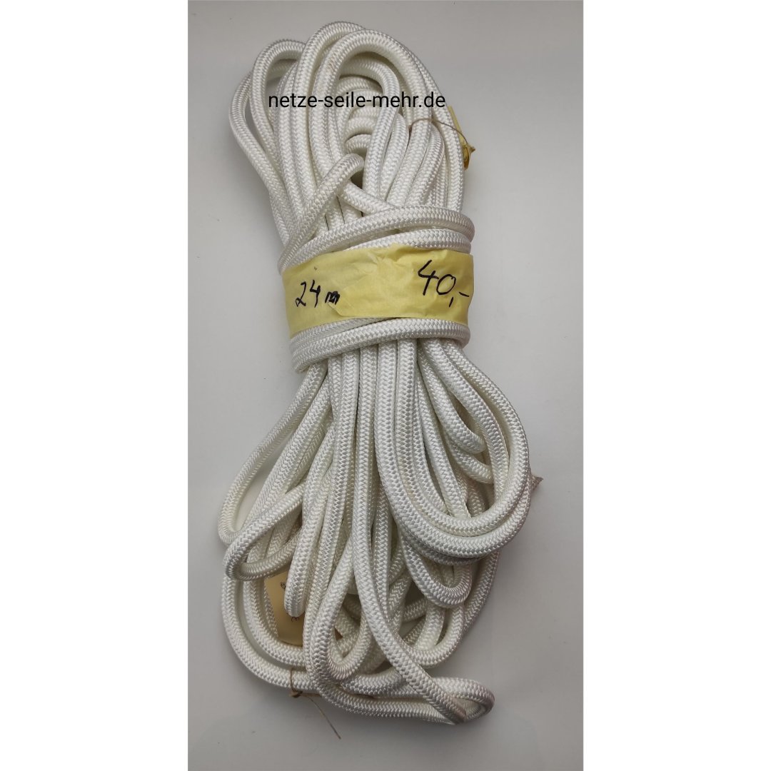 PES-Seil Ø 14mm, Länge 24m, Farbe weiss