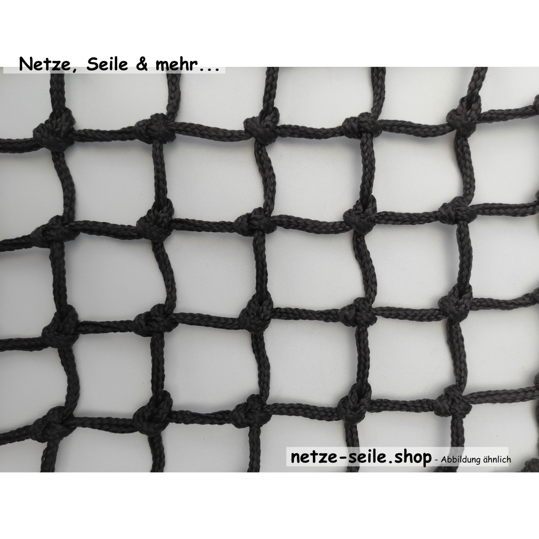 Hammock floor net PP net knotted trapezium with right angle