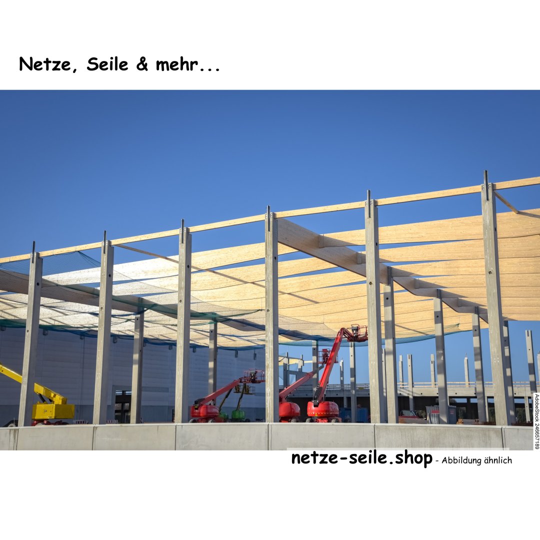 Personal safety net "Type S" Ø 5mm yarn thickness, # 100 mm mesh size