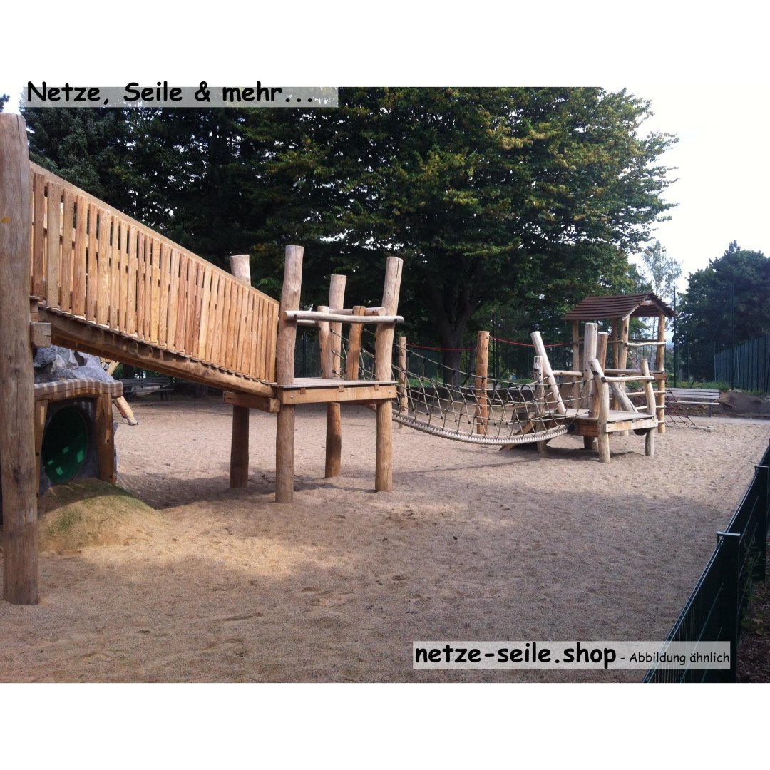 Dschungelbrücke Standard mit Ø 140 mm Laufseil