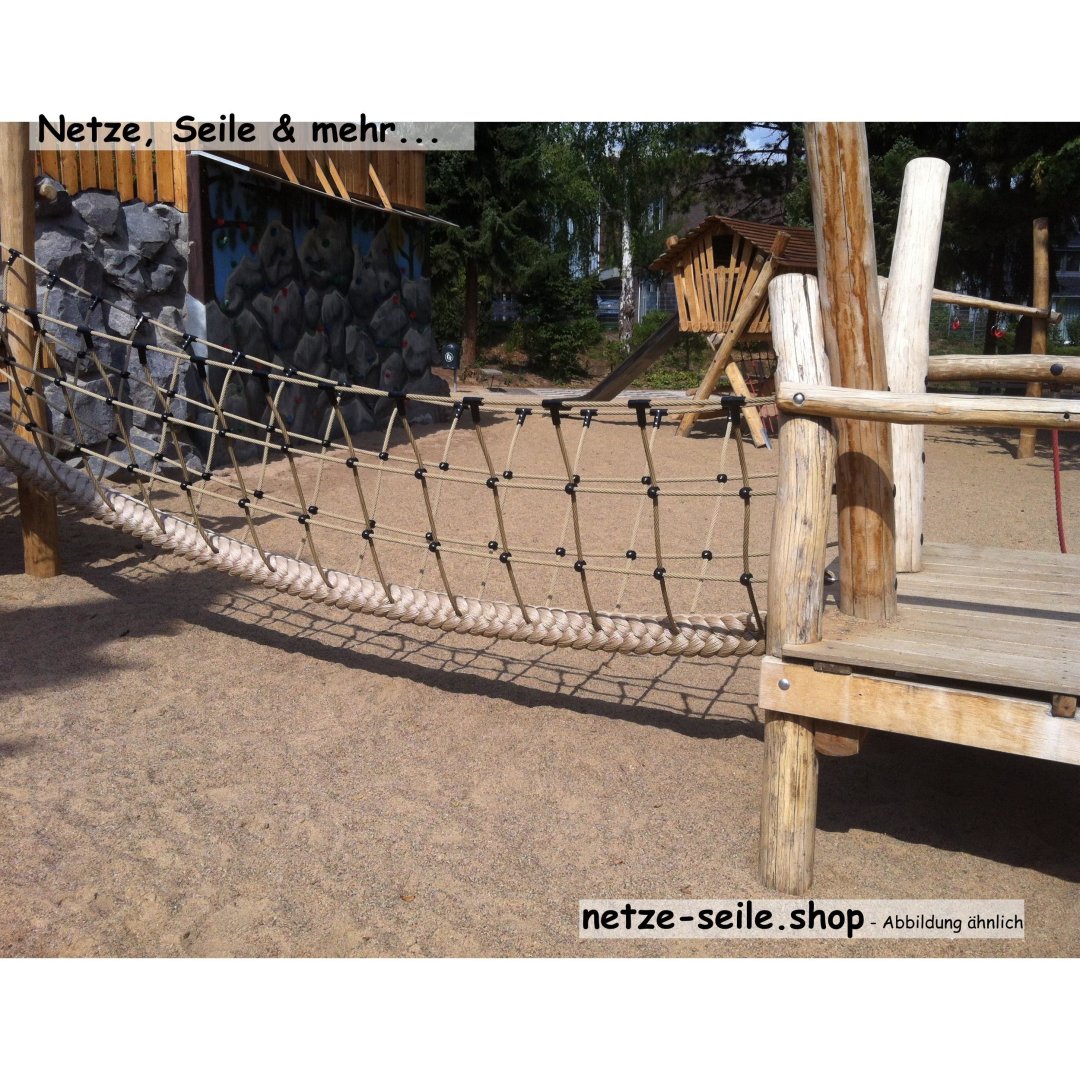 Dschungelbrücke Standard mit Ø 140 mm Laufseil