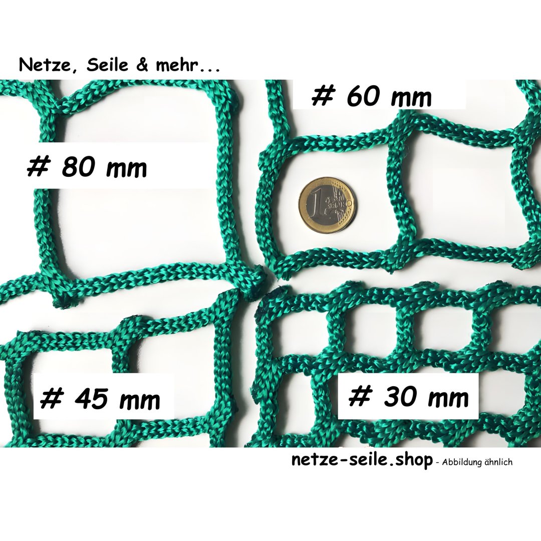 Filet à foin pour balles rondes, diamètre 180 cm, hauteur 120cm, Ø 5 mm de fil, # 38 mm de maille.