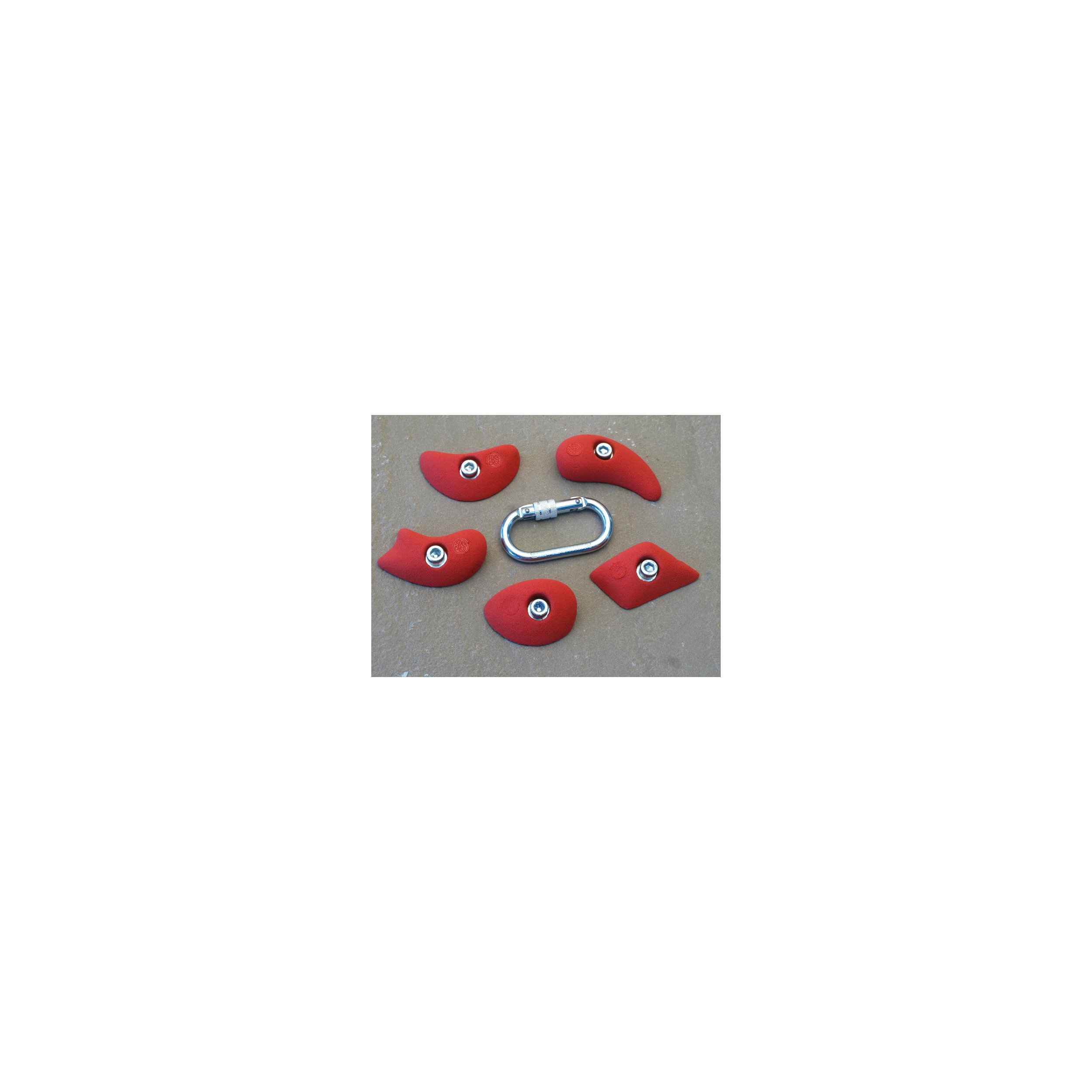Klettergriff-Set Kruten 5-teilig Orange
