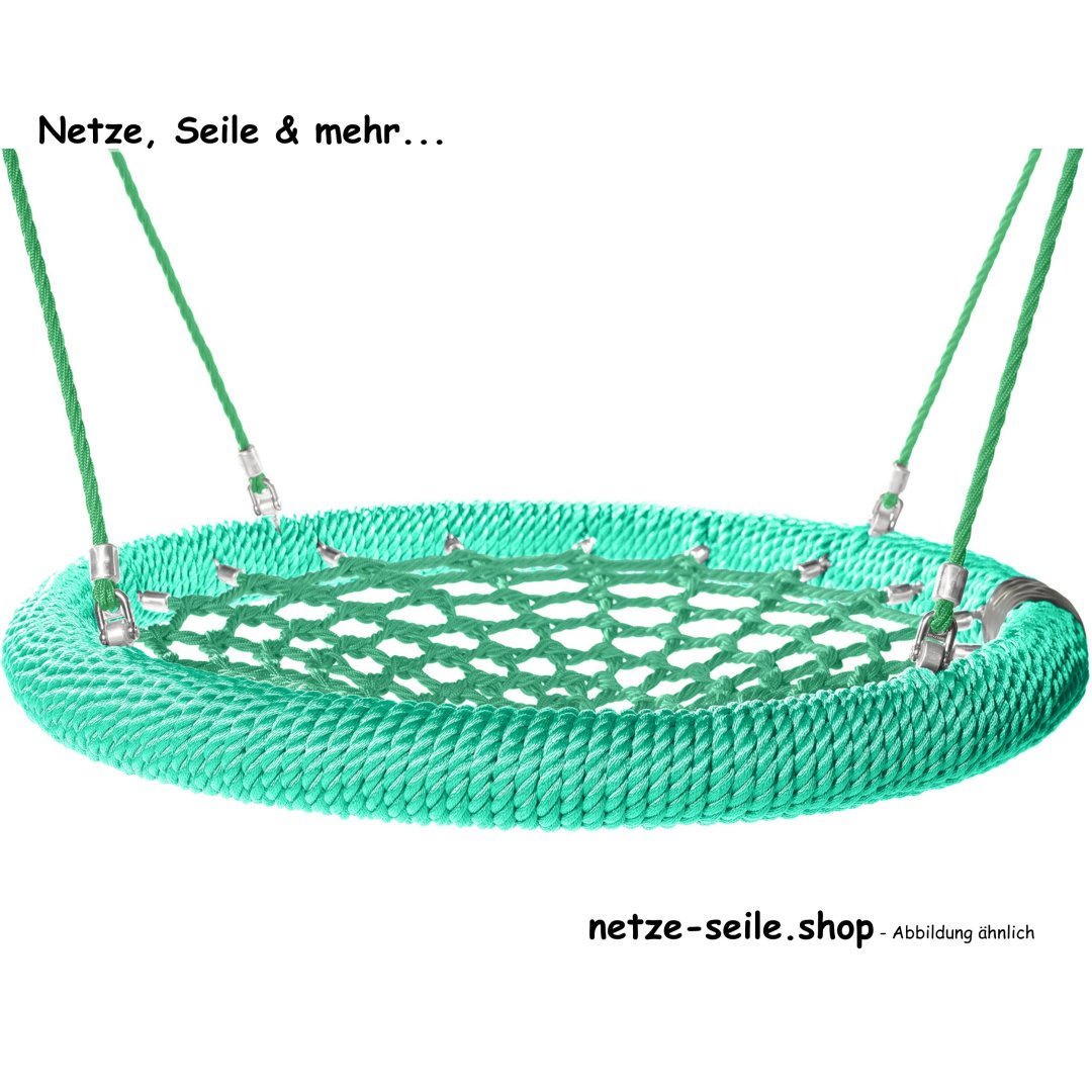 Nest swing Sparrows Nest Ø 100 cm  * Ring Green * Net Green * Rope Green