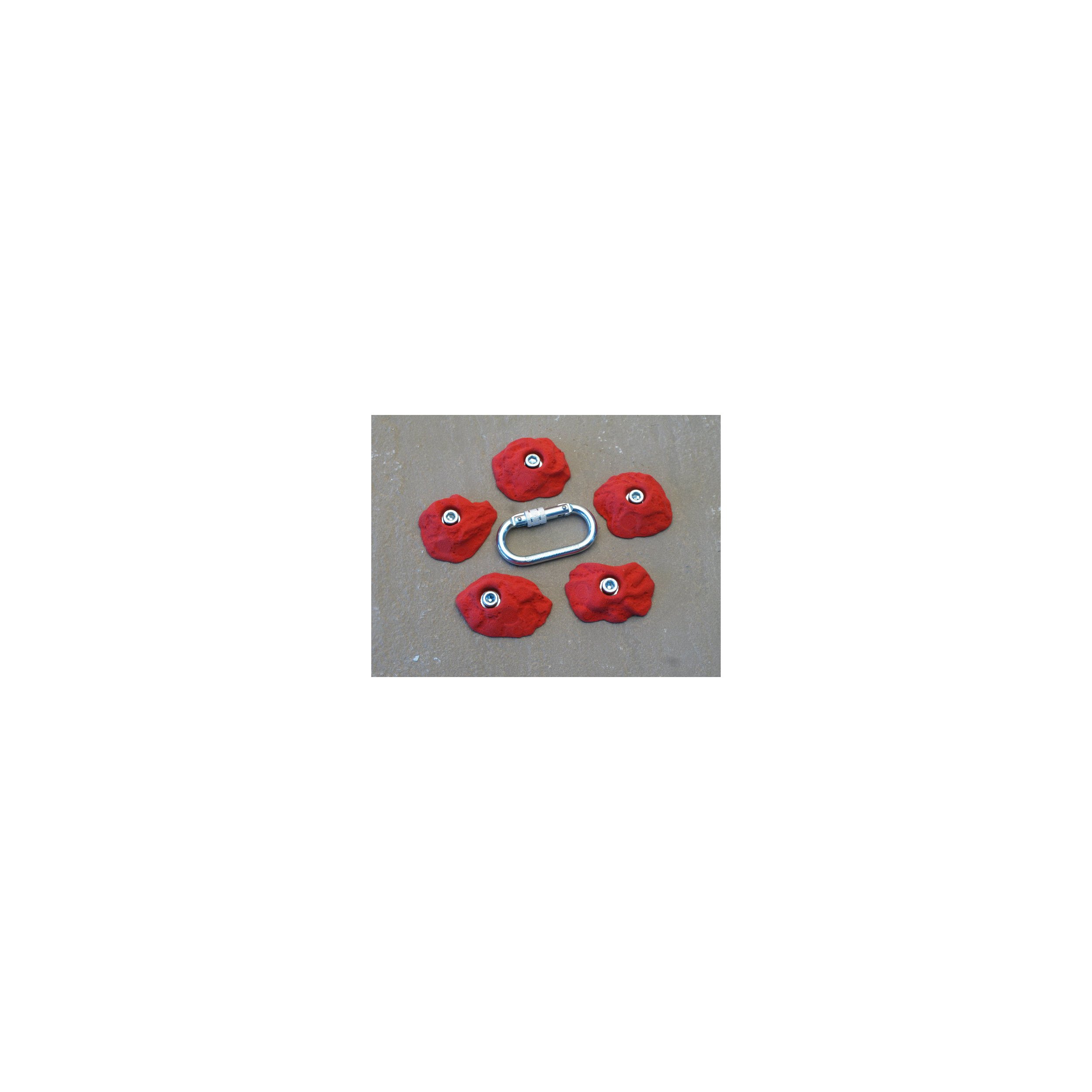 Klettergriff-Set Hunau 5-teilig Natursteinoptik