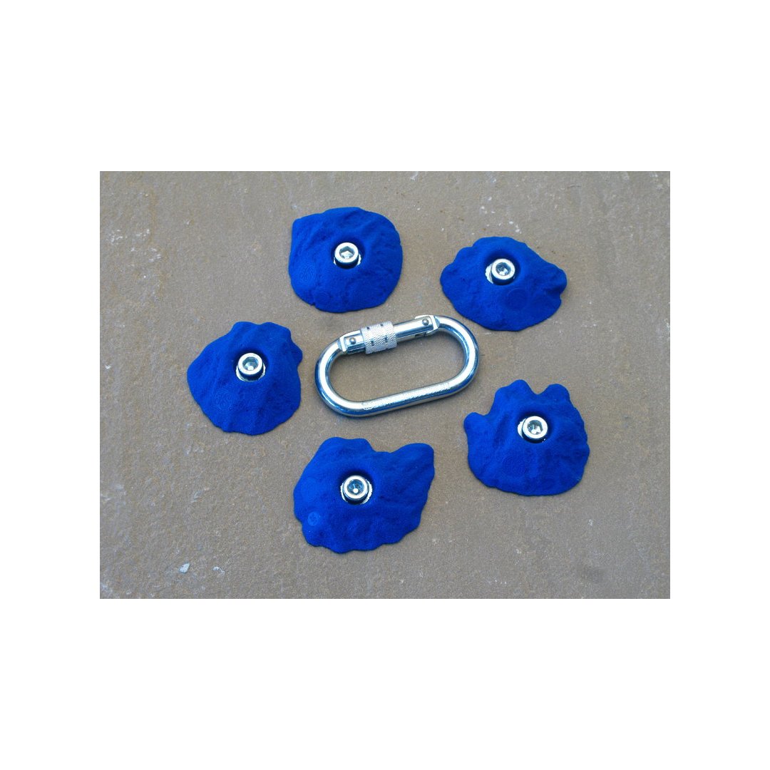 Klettergriff-Set Hille 5-teilig Schwarz