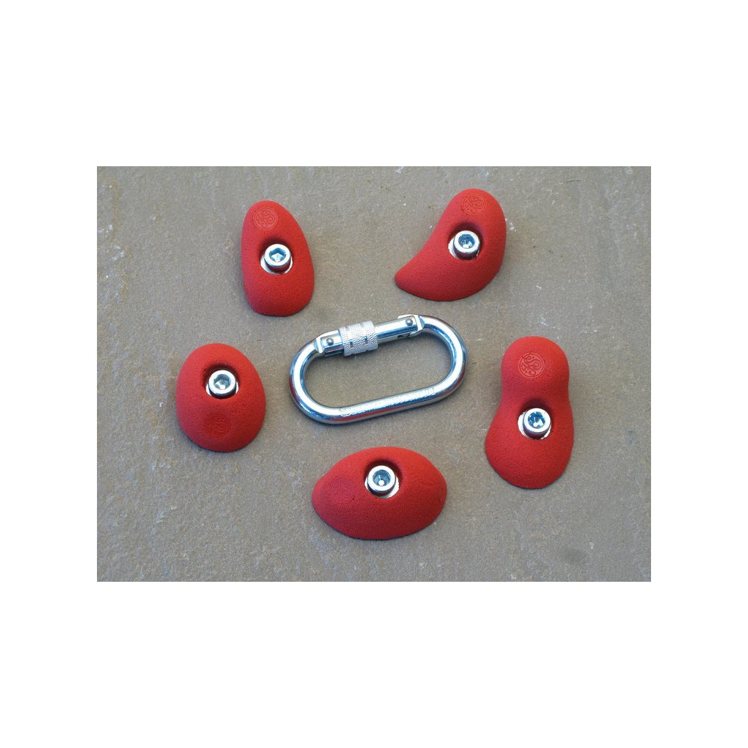 Klettergriff-Set Ettel 5-teilig Gelb