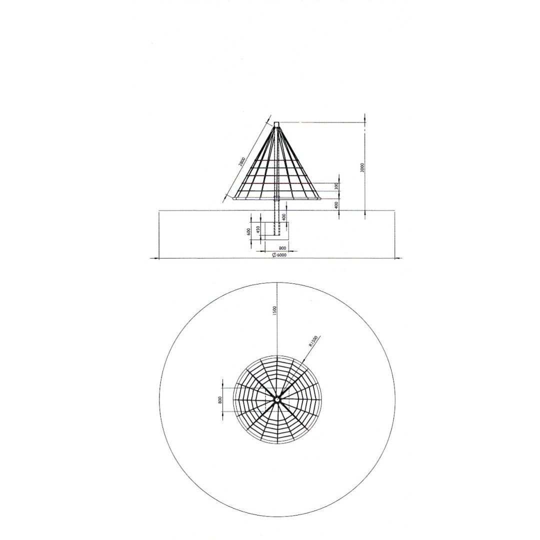 Drehbarer Kletterturm Typ A PLUS