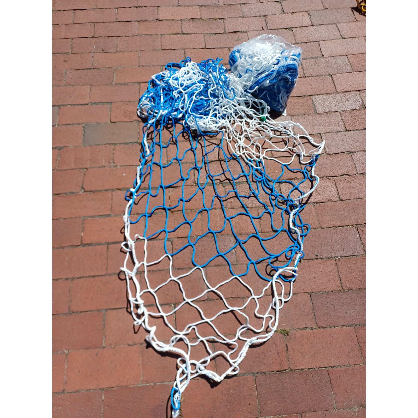 Fußballtornetz 5,15x2,05x0,80x1,50m