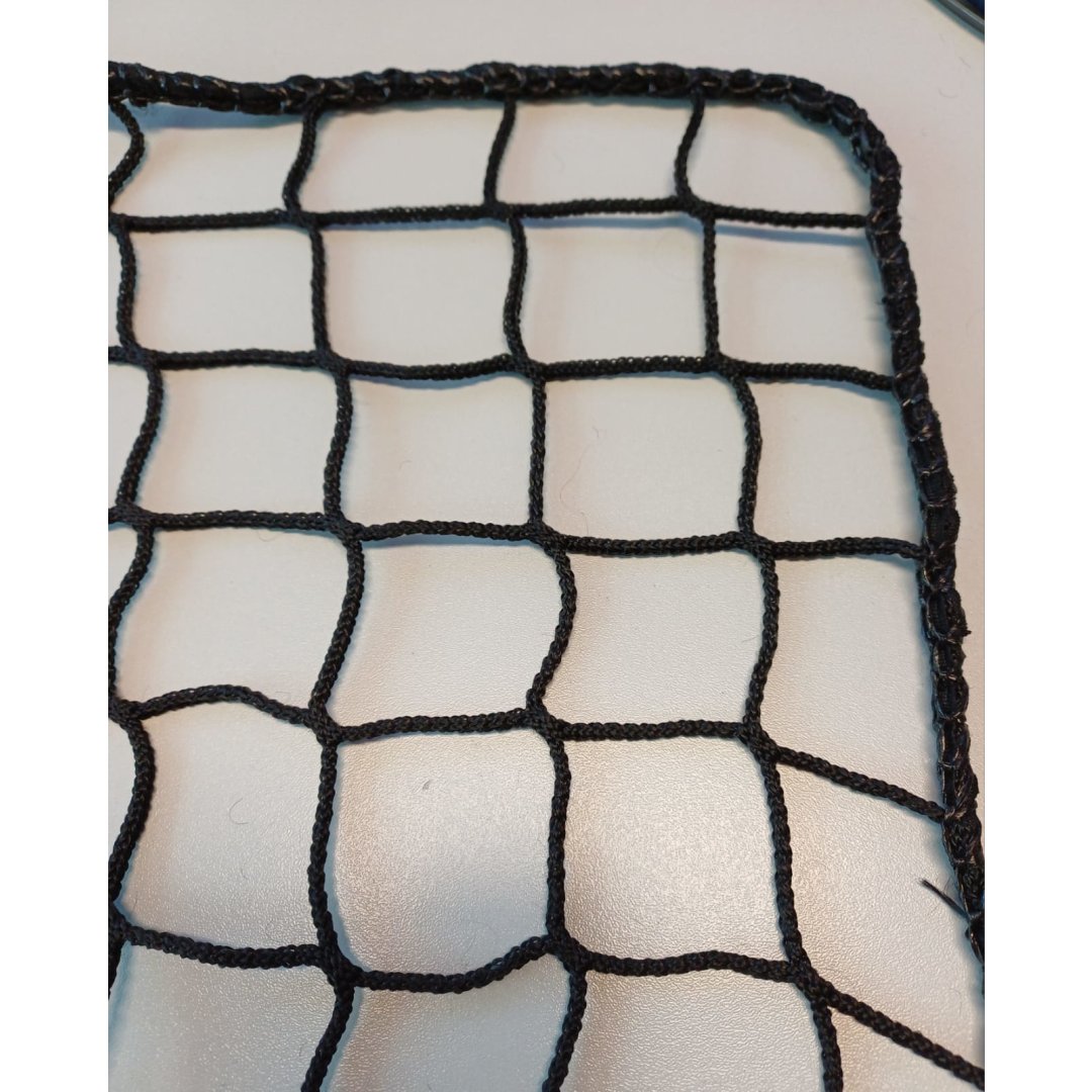 PP-Netz knotenlos # 50 mm Masche, Ø 3 mm Garn, Grösse 0,70 x 8,00m, schwarz