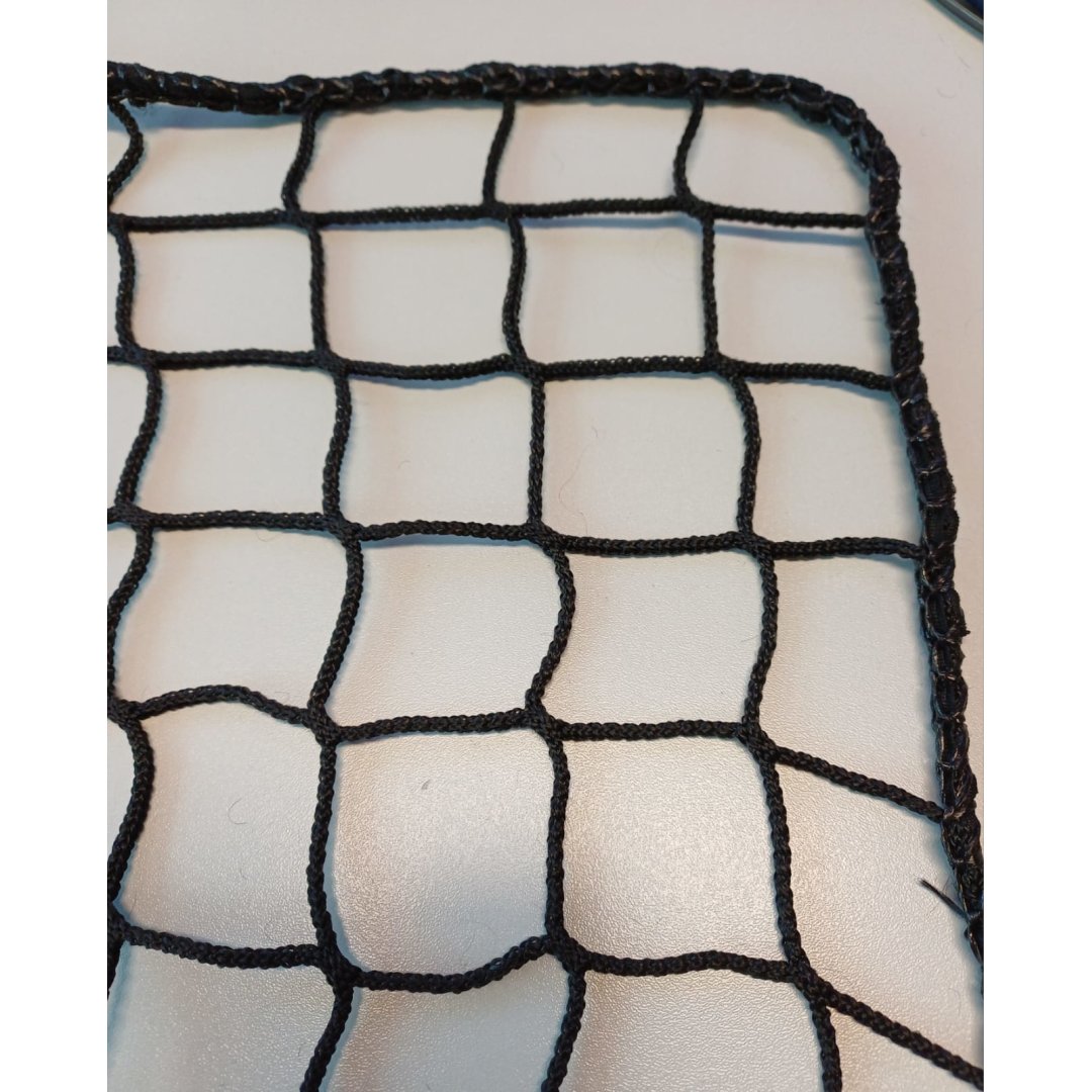 PP-Netz knotenlos # 50 mm Masche, Ø 3 mm Garn, Grösse 0,70 x 8,00m, schwarz