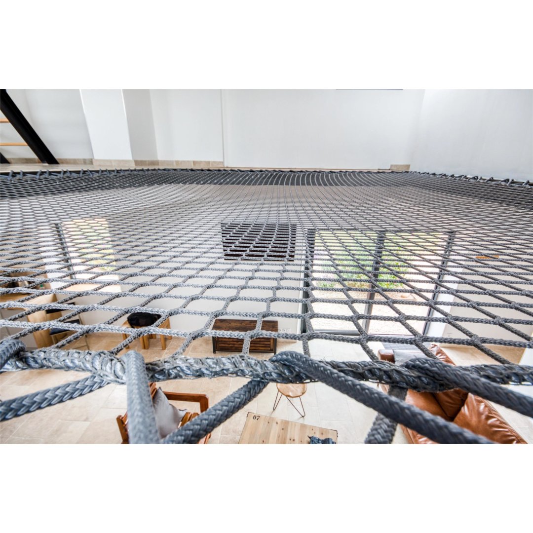 PES-Netz knotenlos Ø 4,5mm Garn, #30mm...