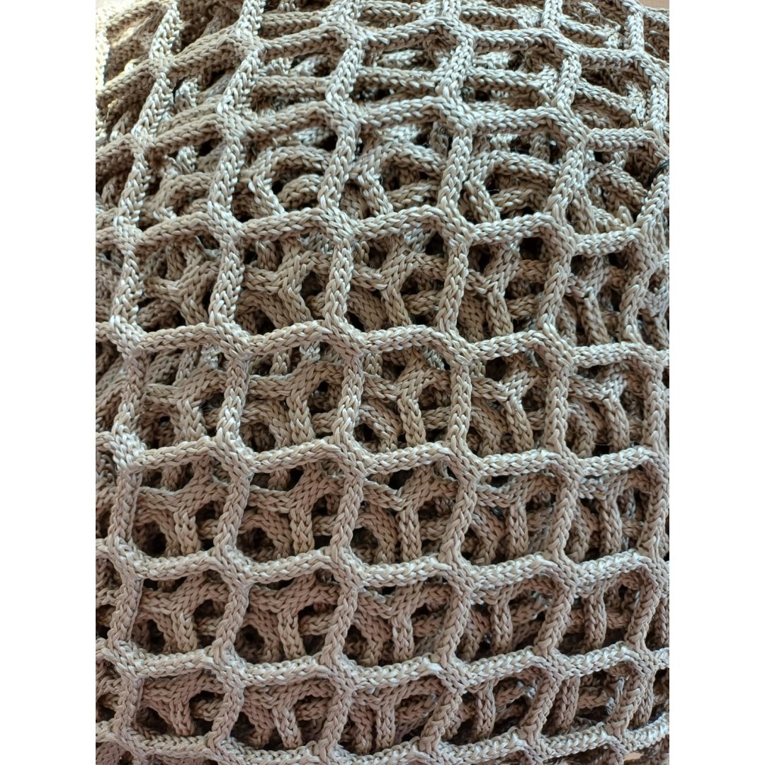 PP-Netz knotenlos, 45mm Masche, Grösse 1,46 x 1,65m, Farbe naturfarben