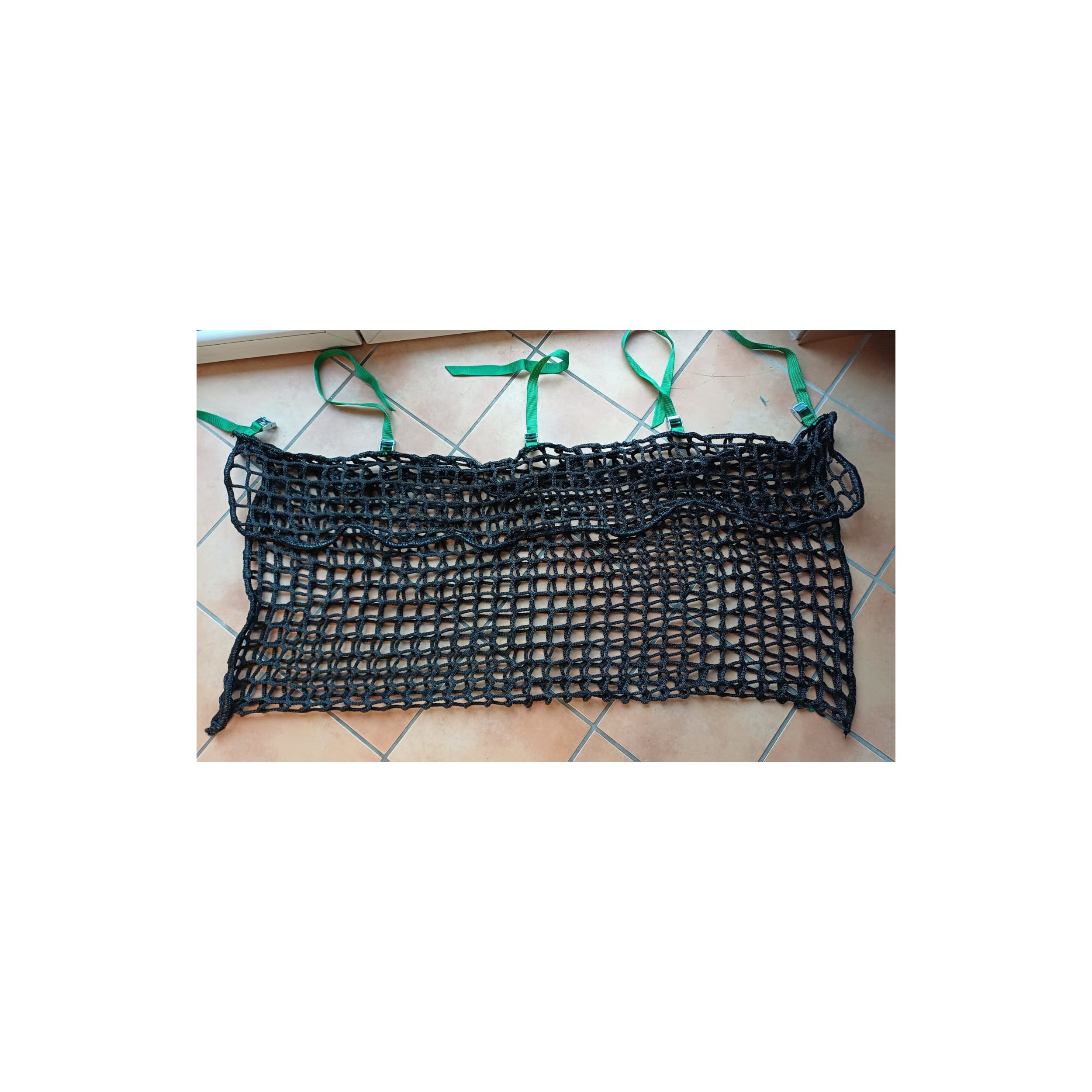 Heunetz in taschenform mit Überschlag