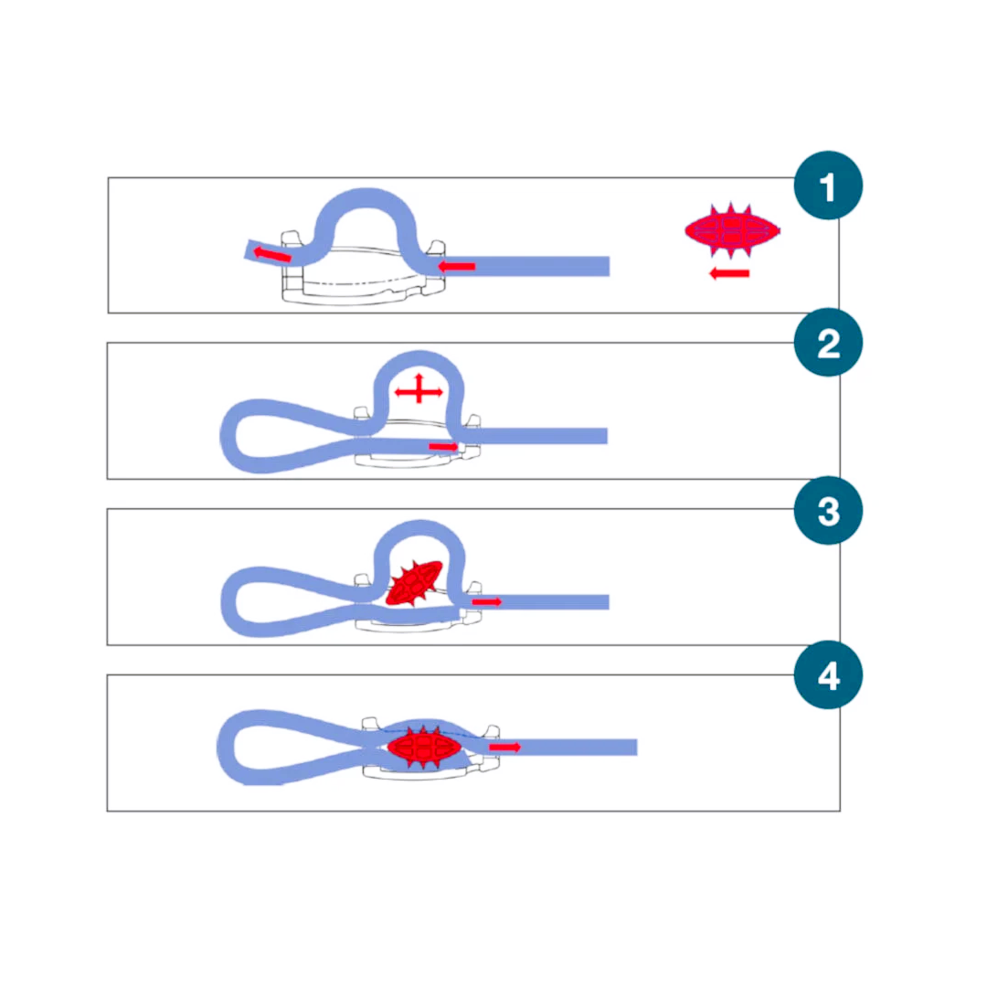Tauwerk-Klemme „FlexEye“ – für 6, 8, 10 & 12 mm Seile