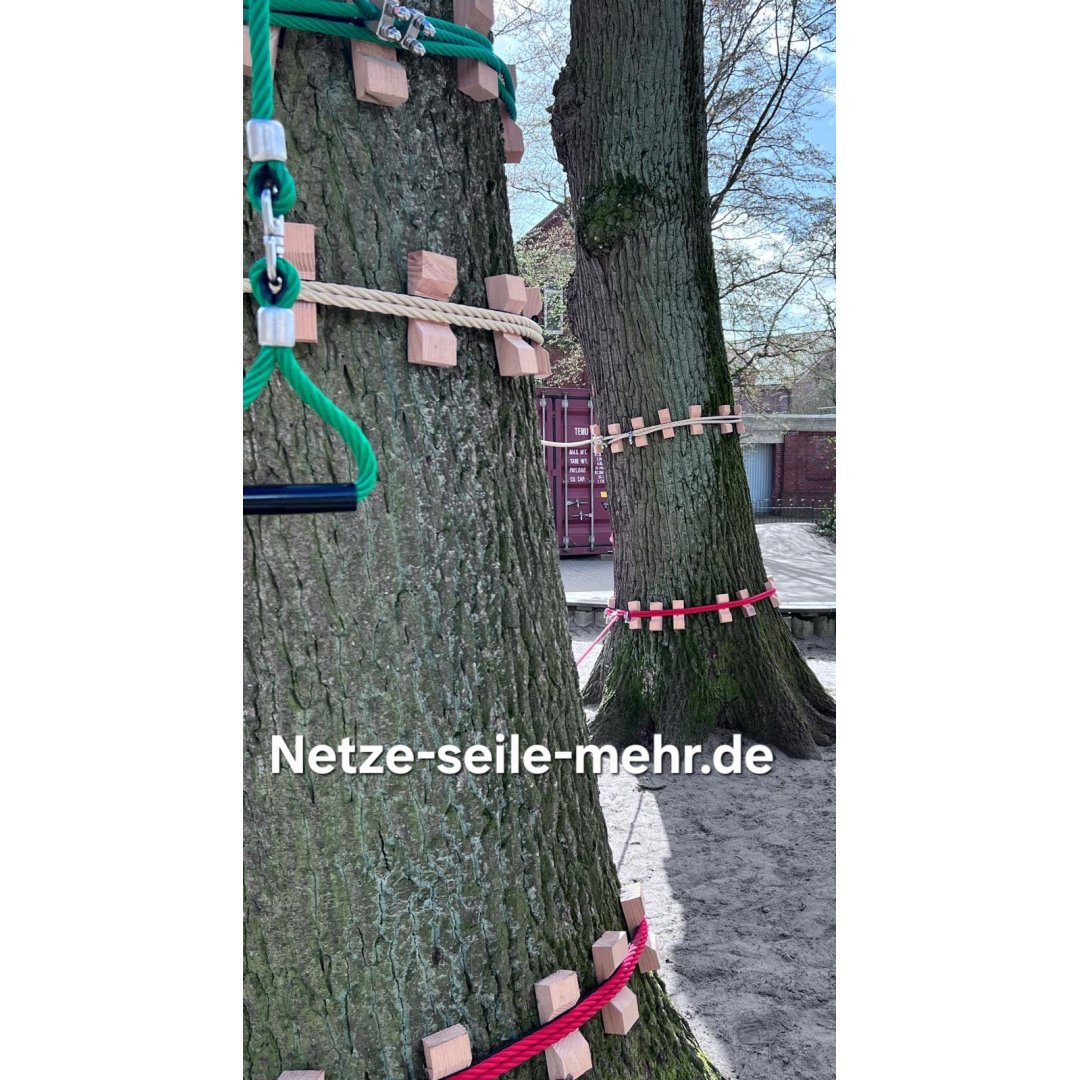 Boom­beschermer van es / douglas – Natuurlijke bescherming voor boom en touw