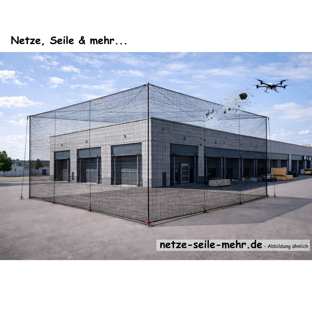 Filet anti-drones en forme de cube