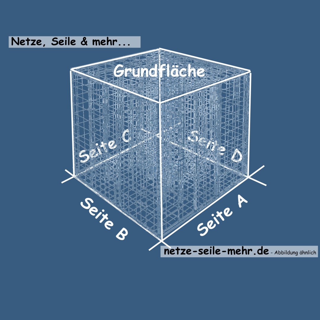 Filet anti-drones en forme de cube
