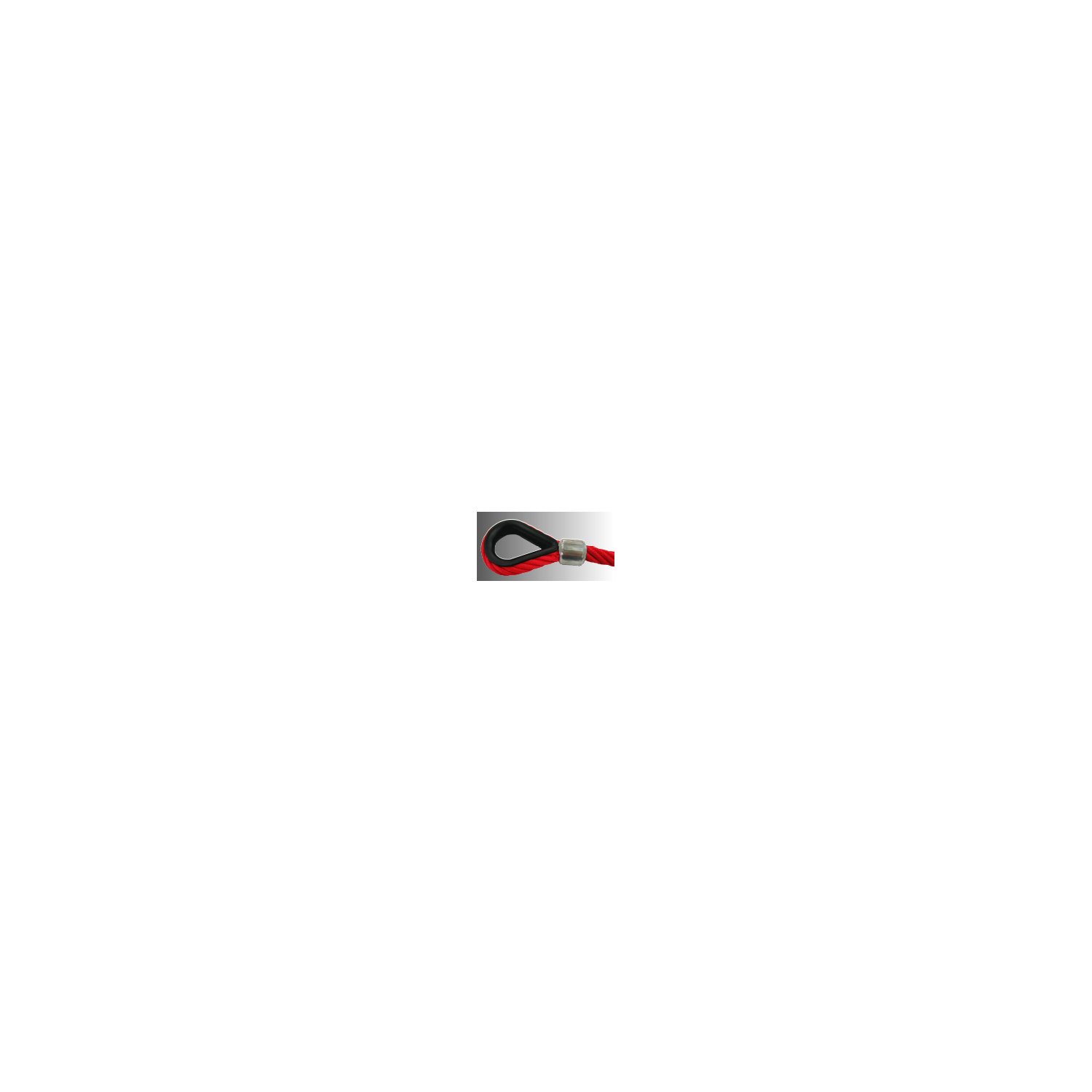 Plastic thimble open