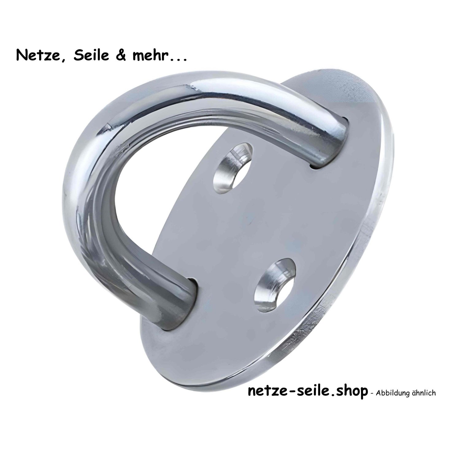 Plaque d\'ancrage ronde A2 50mm, étrier 8x20mm [1,42 EUR]