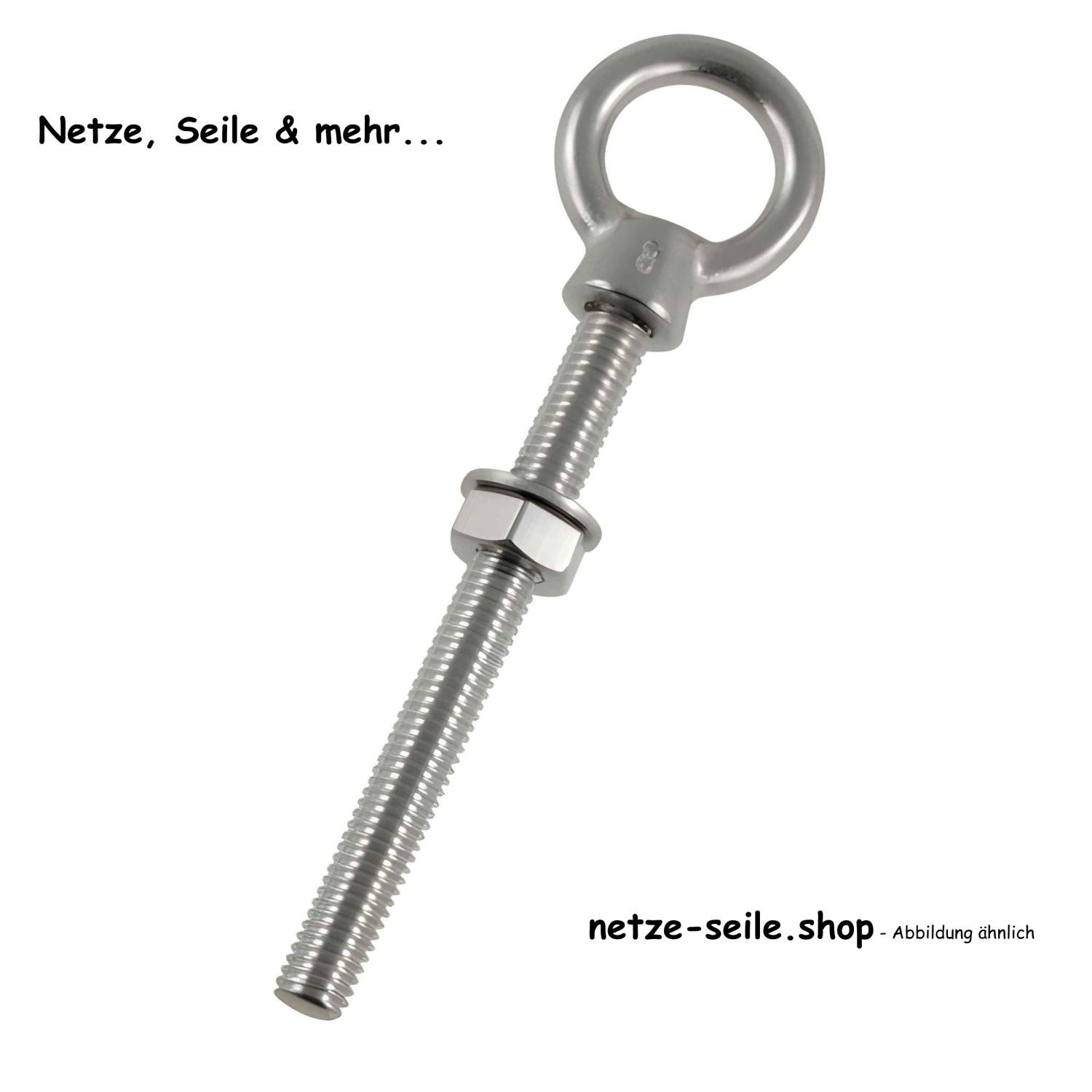 Augbolzen metr. Gewinde A4 M8x80mm [1,42 EUR]