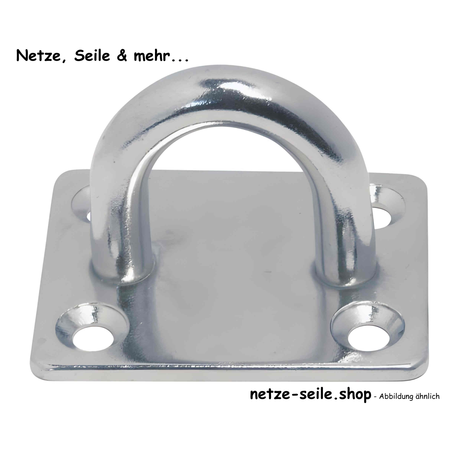 Pontet sur platine rectangulaire A2 40x35mm, arc 6mm [0,84 EUR]