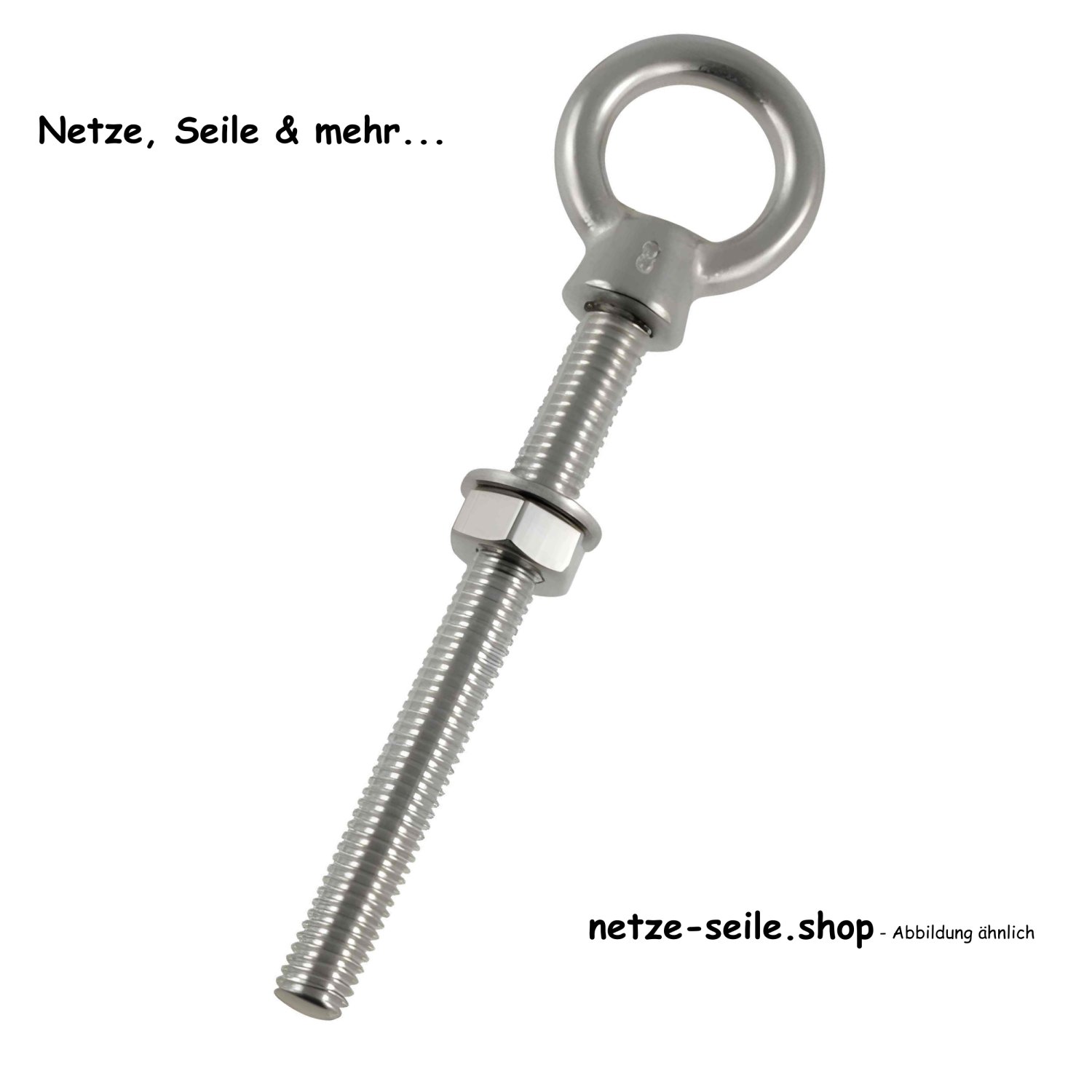 Augbolzen metr. Gewinde A4 M8x80mm [1,42 EUR]